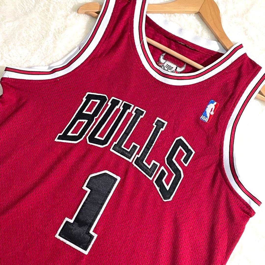 NBA　シカゴ・ブルズ　デリック・ローズ　ゲームシャツ　サイズ44　adidas
