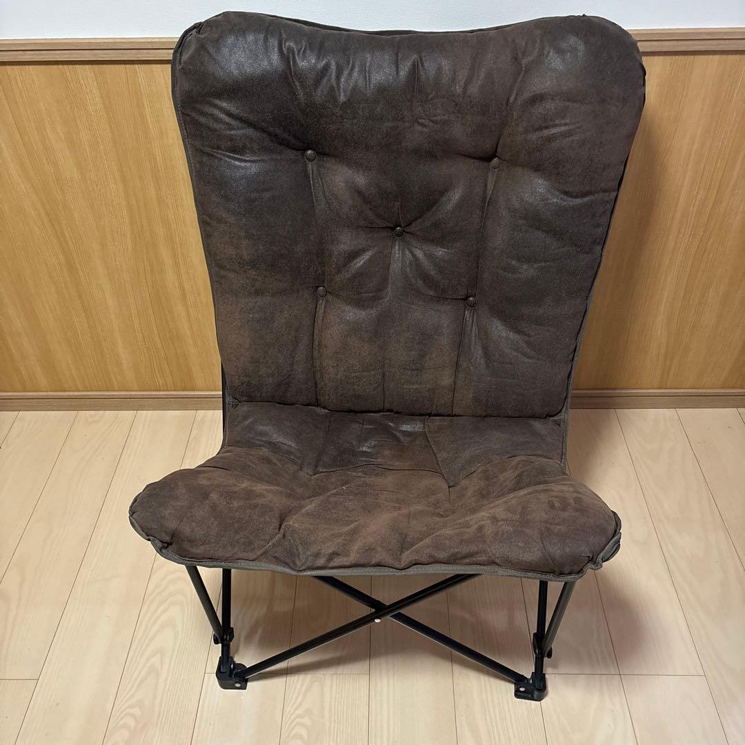 バタフライチェア　オットマン　2点セット　ニトリ　折り畳みチェア　キャンプ用品
