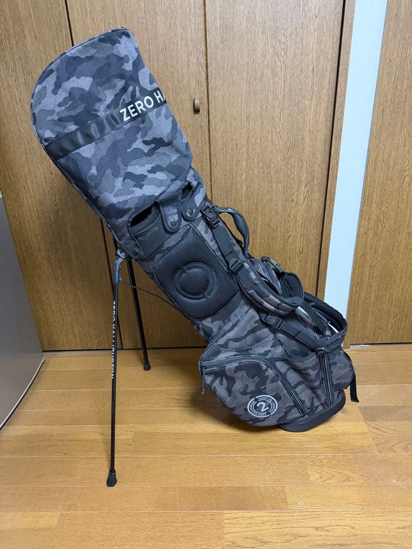 ZERO HALLIBURTON ゴルフバッグ ブラックカモ