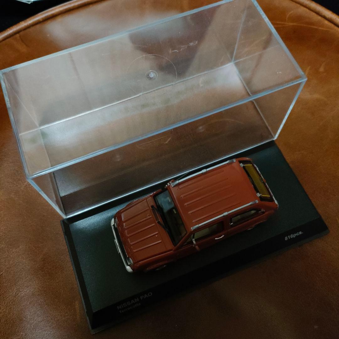 京商 日産 パオ Pao テラコッタ ミニカー 1/43
