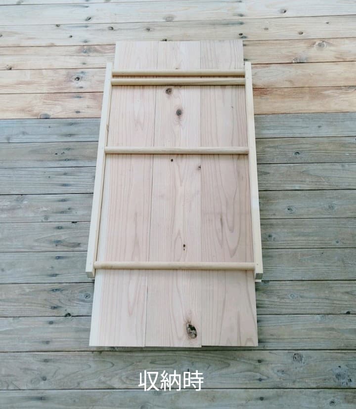 木製キャンプテーブル　ハイスタイル