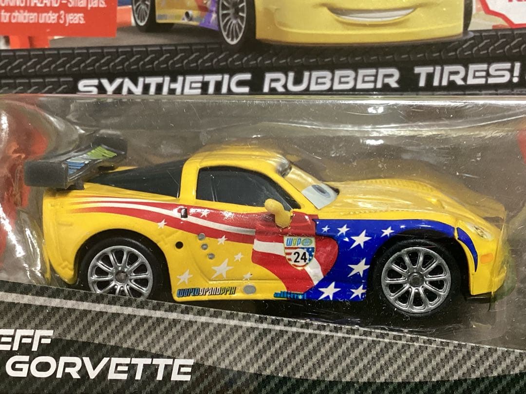 ディズニーカーズ マテル新品 SYNTHETICラバータイヤ装着ジェフゴルベット