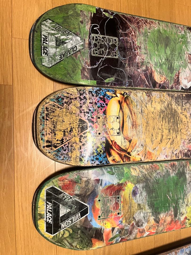 スケートボード　デッキ 5枚　palace EVISEN