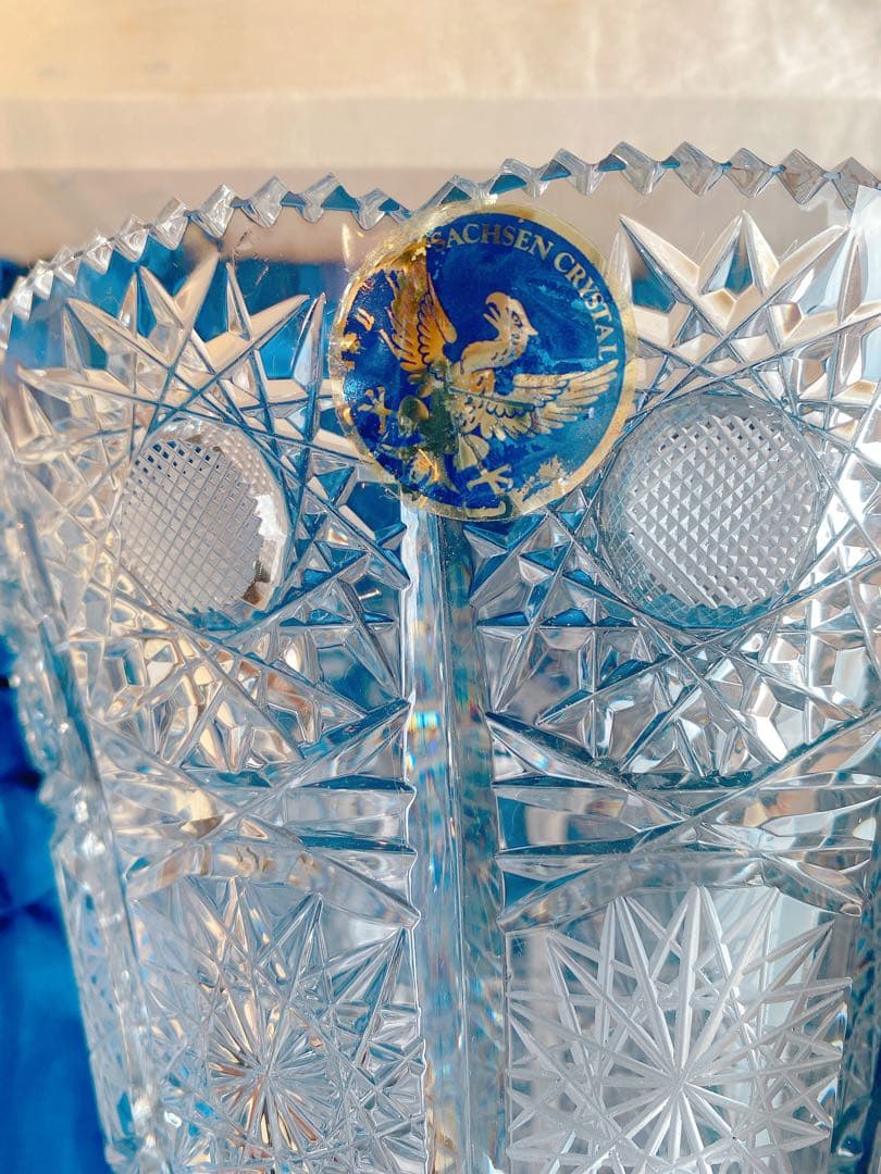 SACHSEN CRYSTAL ザクセンクリスタル花瓶