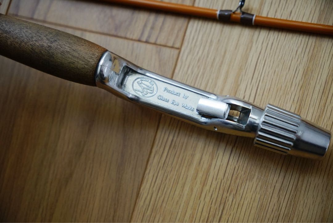kame　グラスアイ　BS60L ツーピースロッド　グリップハンドル