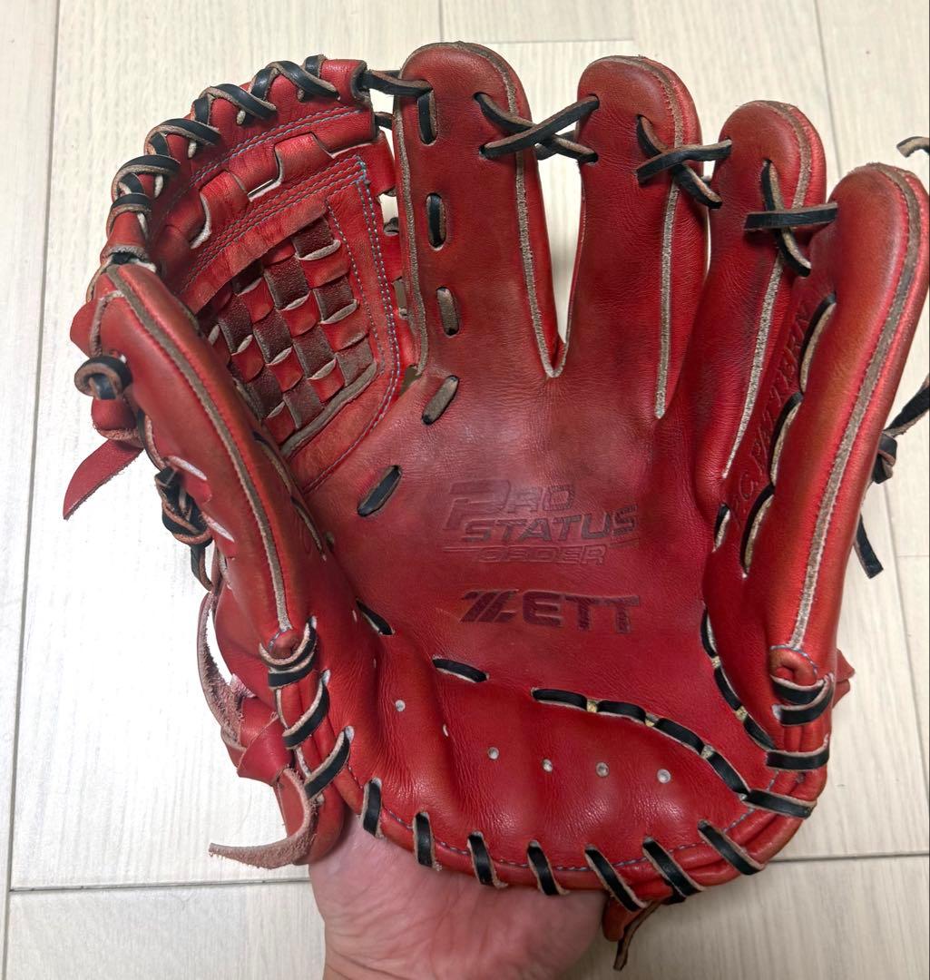 ZETTプロステイタス軟式オーダー内野手グラブ