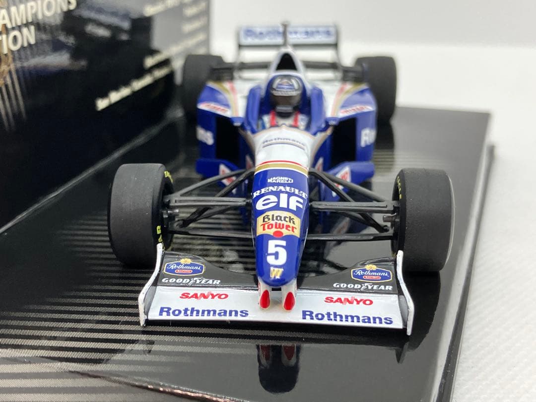★ウィリアムズ ルノー FW18★D.ヒル★ロスマンズ タバコカスタム★1/43