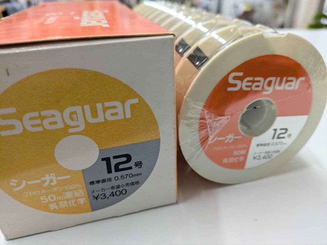 Seaguar 12号 フロロカーボン 50m✕10個連結　新古品　箱売り！
