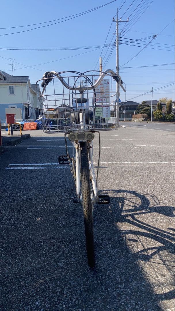 中古自転車ホワイトシティサイクル 26インチ