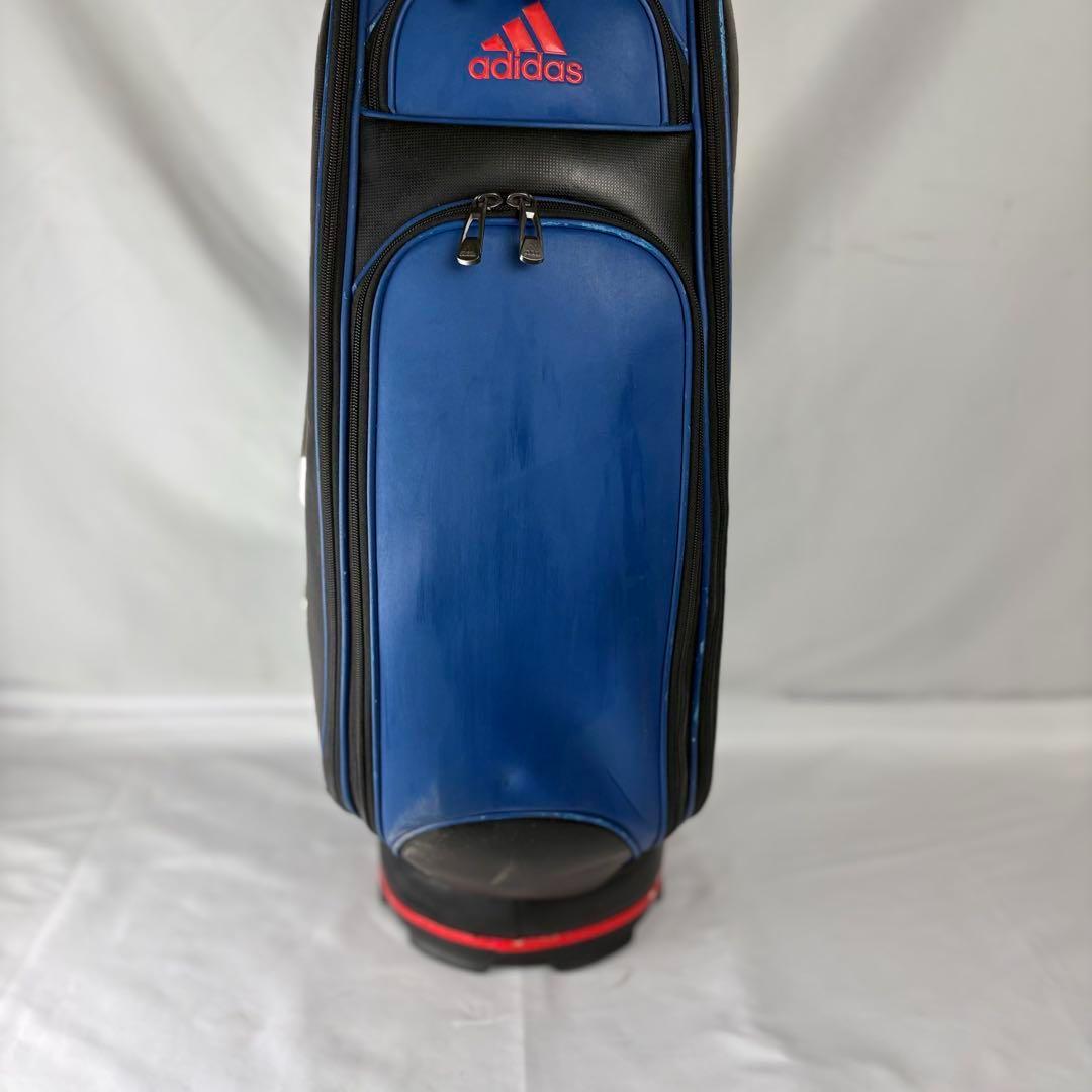 アディダス adidas キャディバッグ 5分割 ゴルフバッグ 9.5型