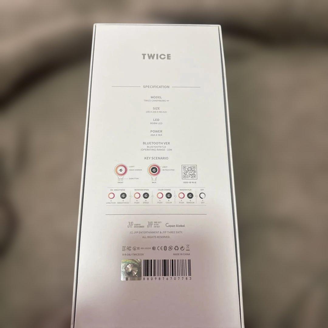美品　TWICE ペンライト CANDYBONG ∞