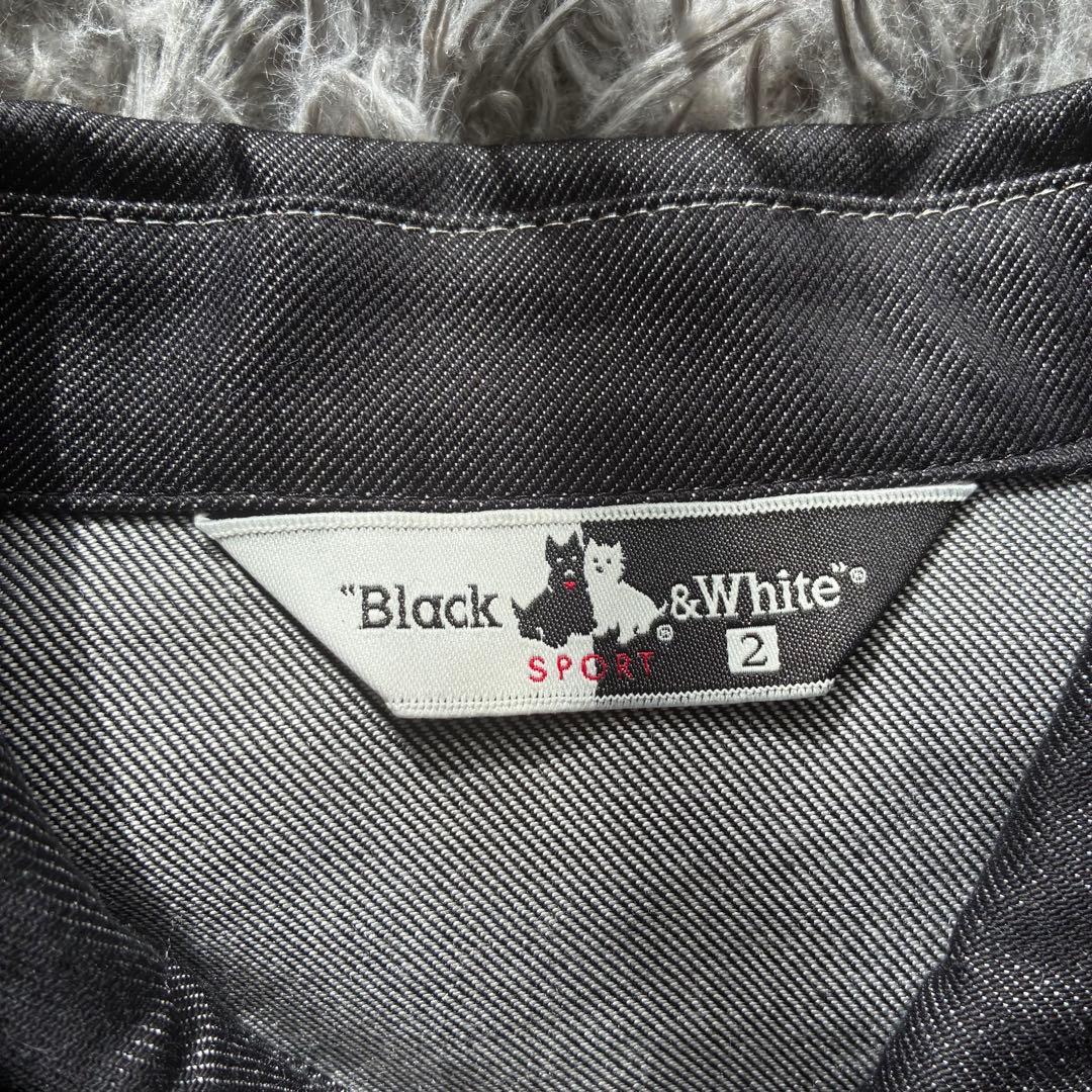 Black&White SPORT ゴルフ セットアップ 黒 2 レディース　M