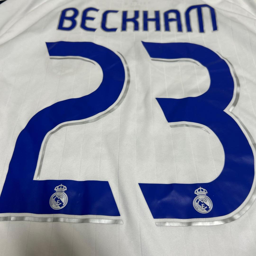 極美品希少06/07【Beckham】ユニフォーム　#23 レアルマドリード L