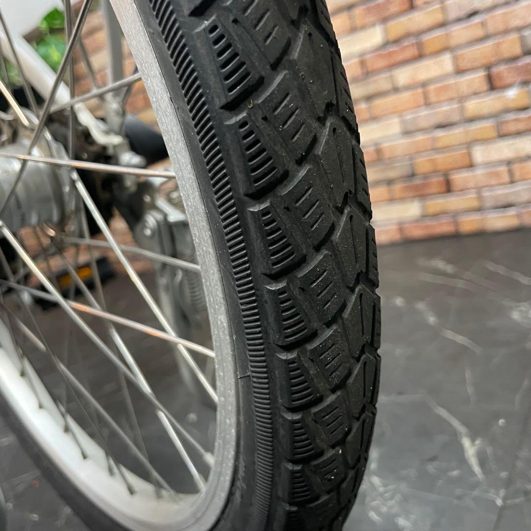 【45】電動自転車 パナソニック ビビ L 20 ホワイト 20インチ