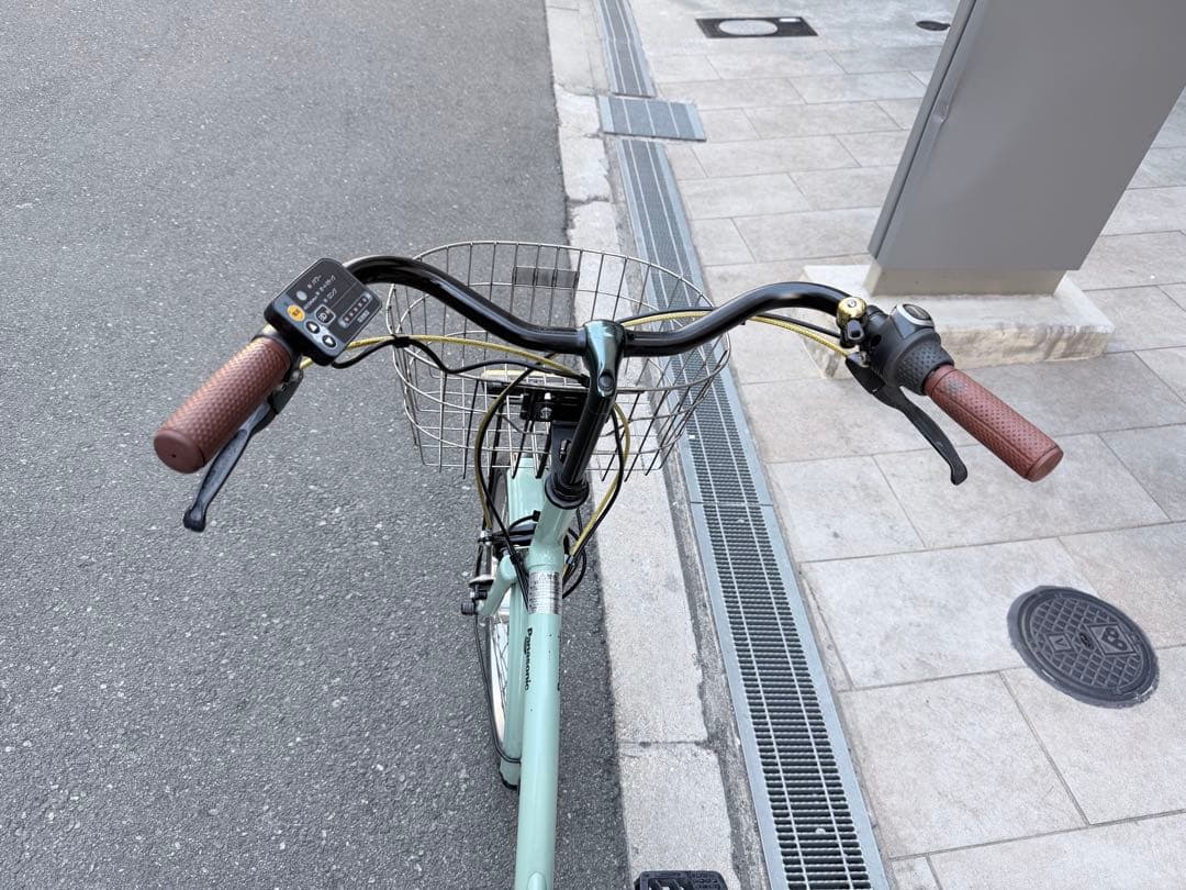 大阪府　Panasonic 電動アシスト自転車 ミントグリーン　20インチ
