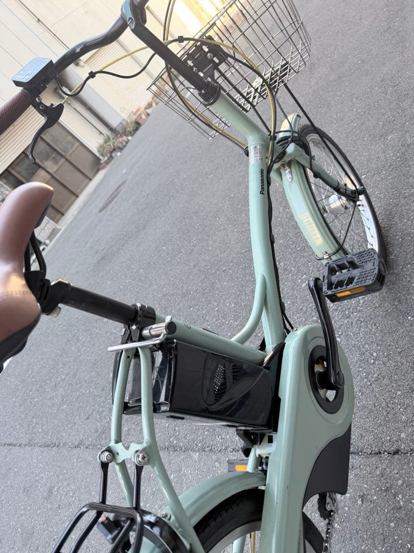 大阪府　Panasonic 電動アシスト自転車 ミントグリーン　20インチ