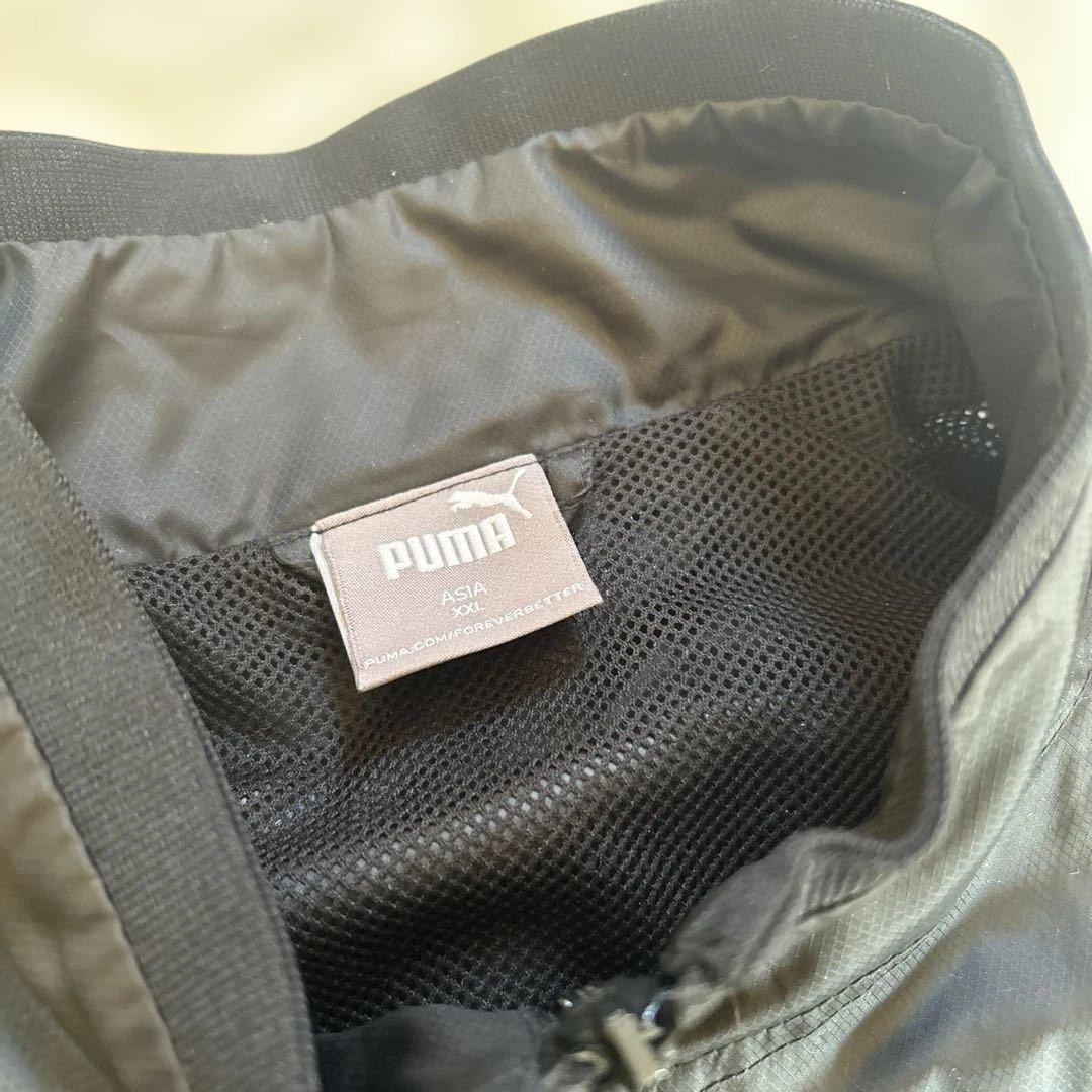 PUMAウィンドブレーカー ブラック上下セット裏メッシュ サイズASIA XXL
