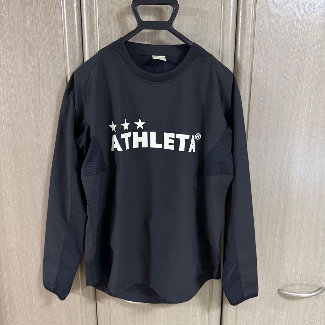 【セットアップ】ATHLETA ピステ上下セット Mサイズ/ブラック×ホワイト