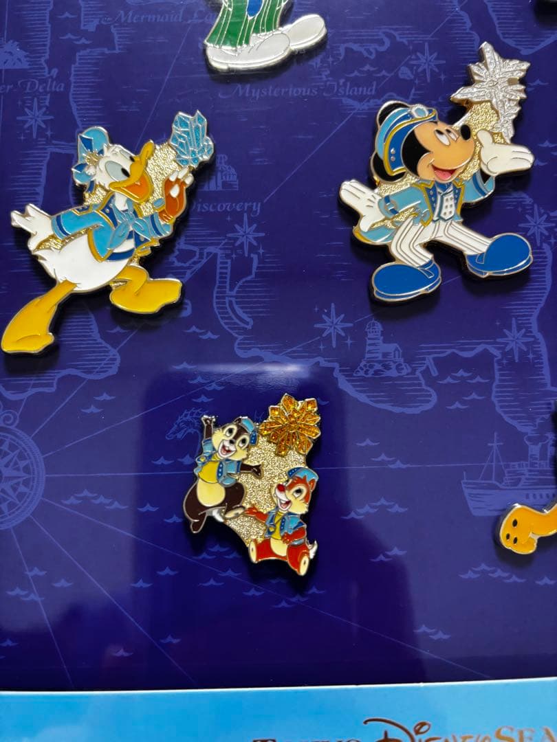 ディズニーシー　15周年　ピンバッジセット　ファンダフル