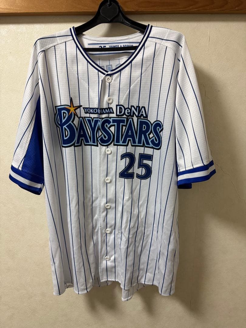 横浜DeNAベイスターズ 筒香嘉智 ユニフォーム #25 ストライプ サイズO