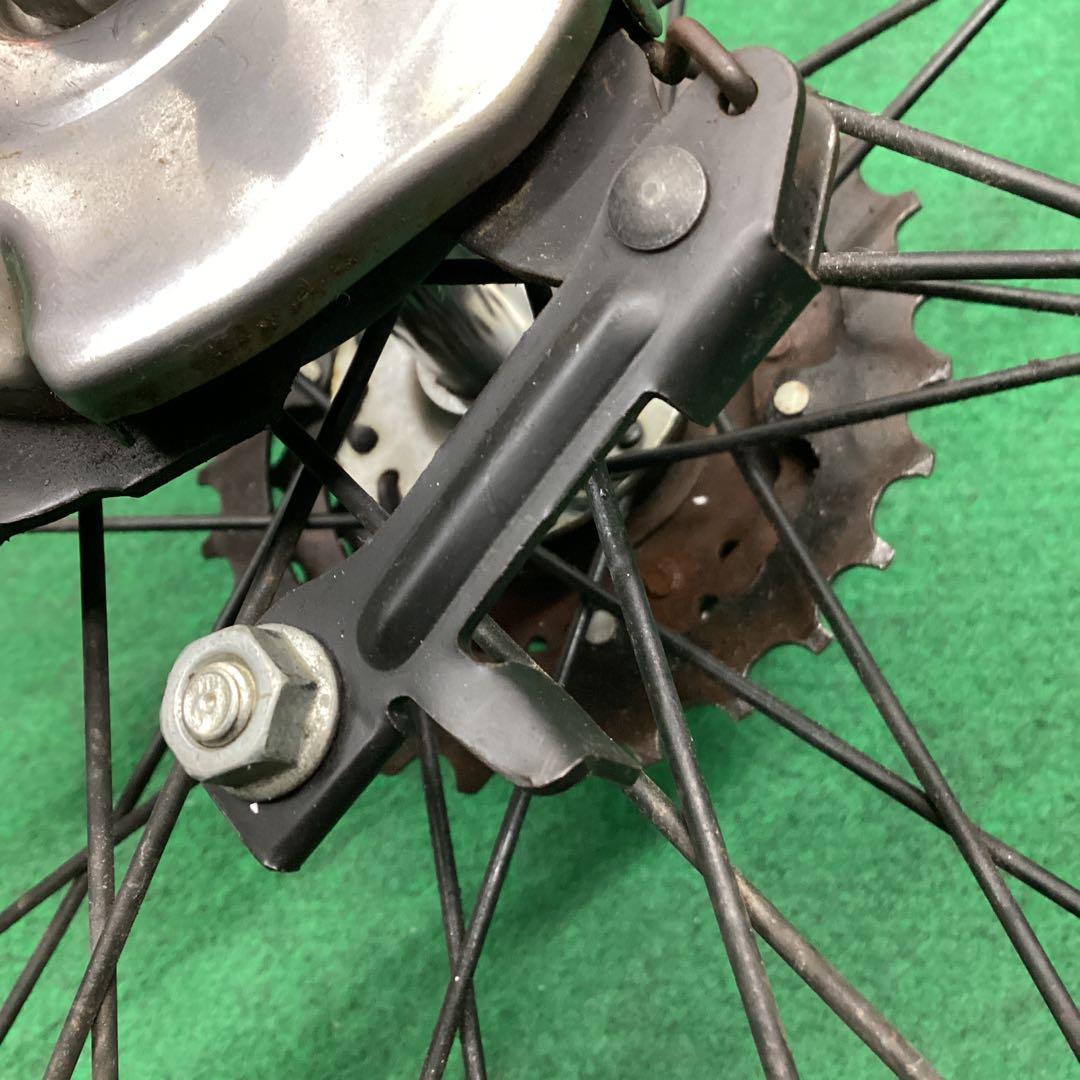 完組ホイール　アルミリム　黒　27×1.95 ローラーブレーキ　外装６段