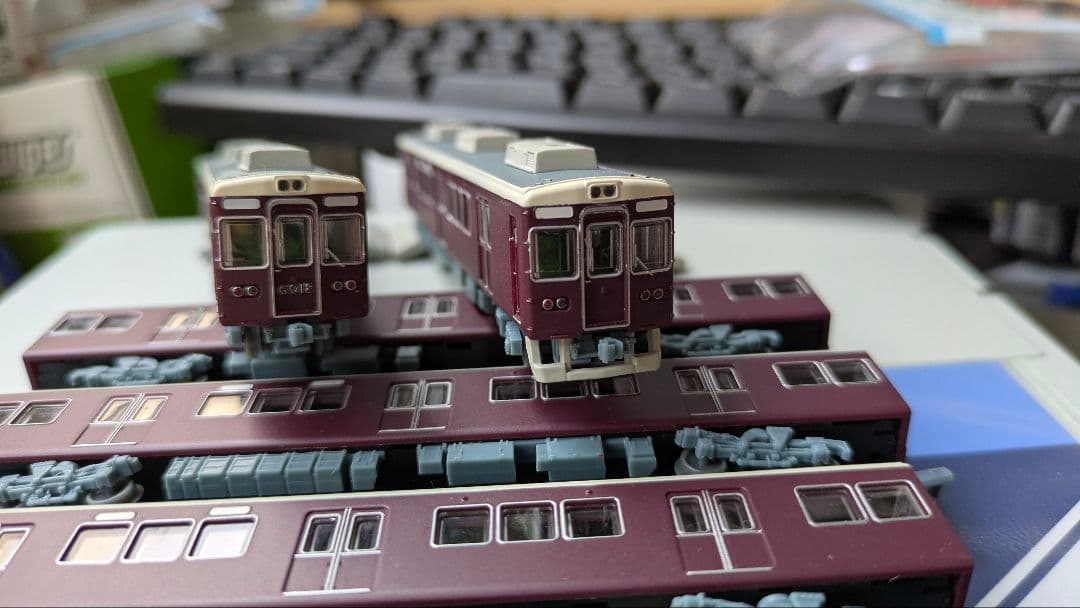 阪急7000系 鉄道コレクション 加工途中