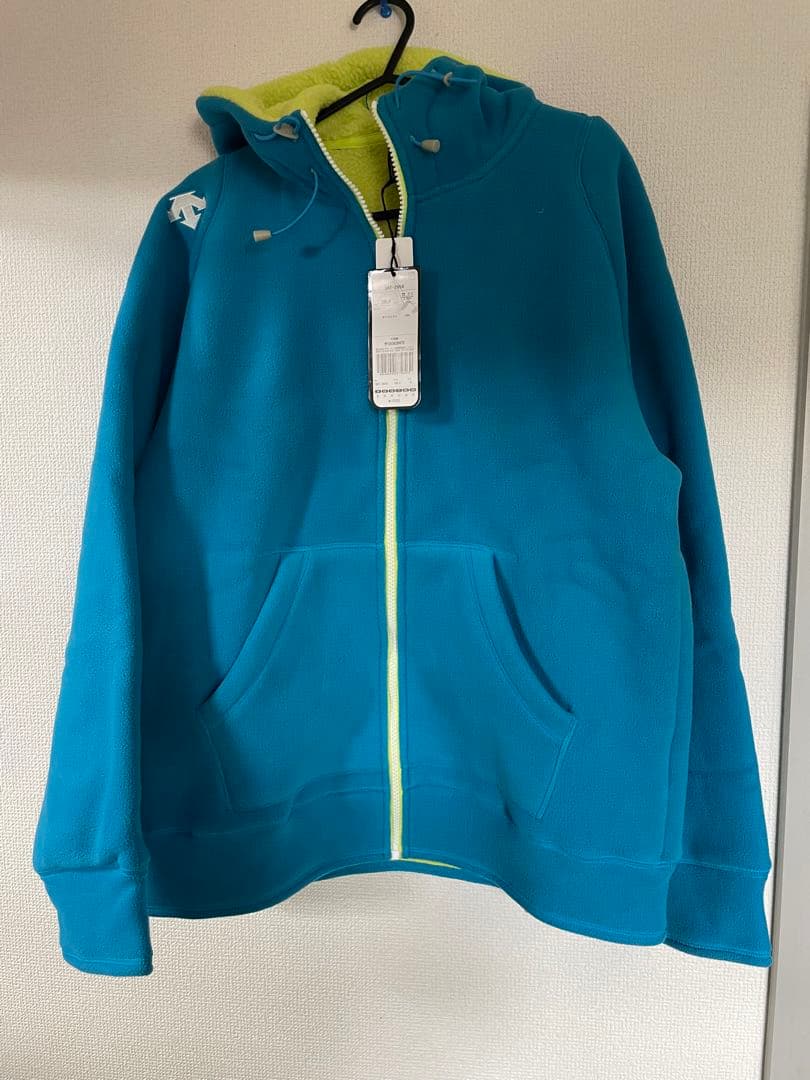▪️【送料込み】フリースパーカー（青）（DESCENTE）【値下げ交渉可】