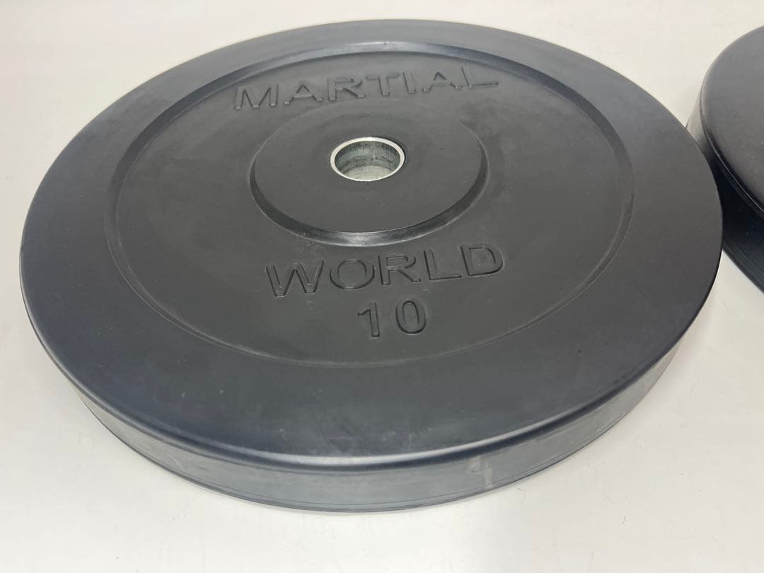 MARTIAL WORLD マーシャルワールドラバープレート 10kg×2枚枚