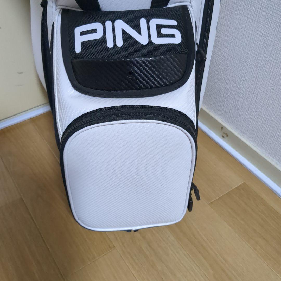 PING HOOFER TOUR ホワイト キャディバッグ