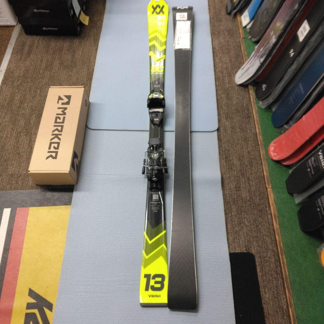 VOLKL RACETIGER SC、黄色、165又は158cm、金具付、未使用