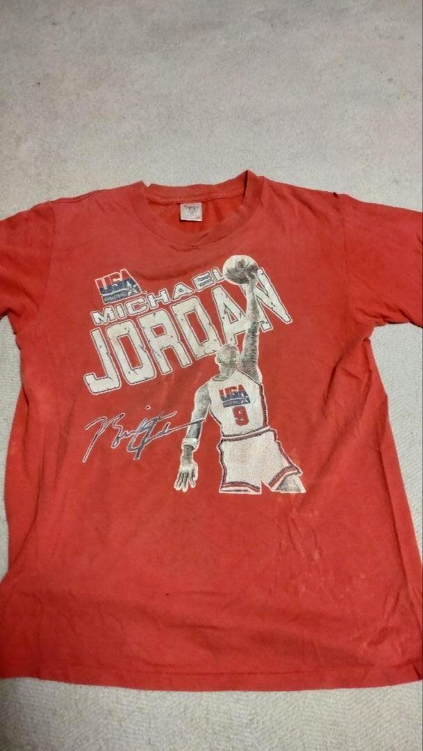 オリンピック　JORDAN　激レアティシャツ　sie XＬ 　赤色