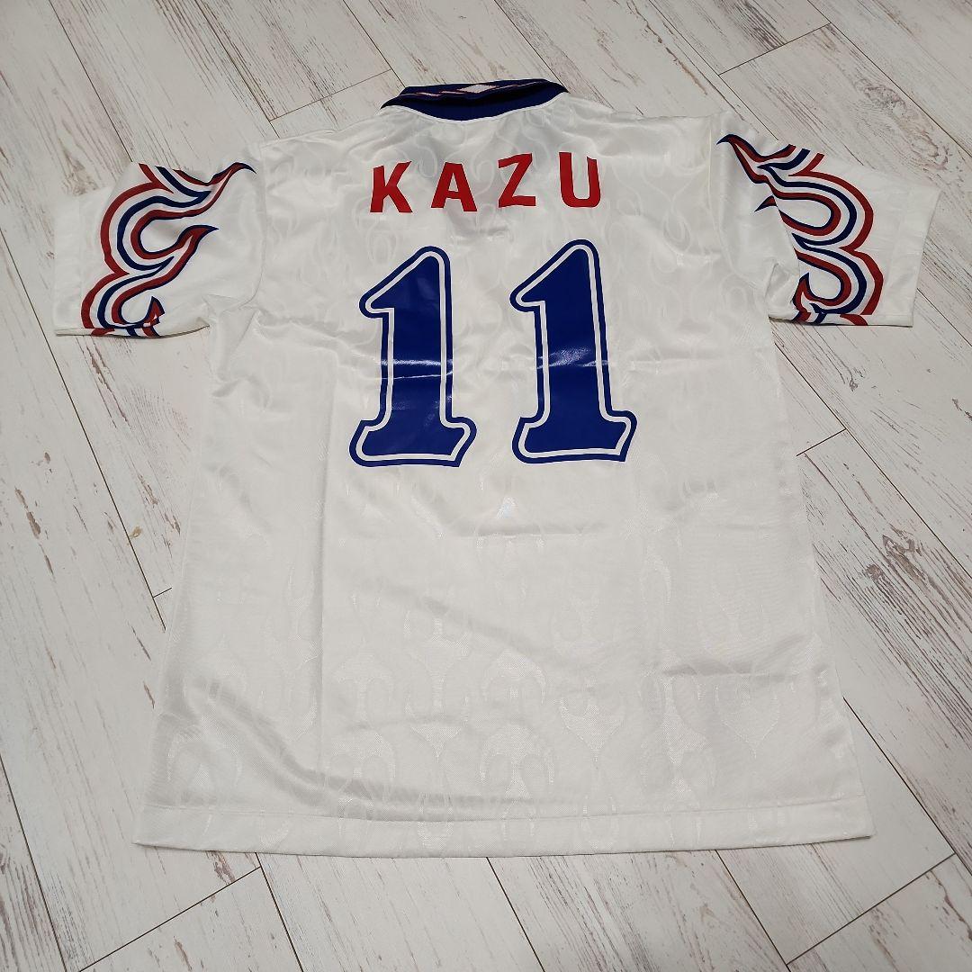 97 日本代表 アディダス 炎 アウェイユニフォーム 三浦知良 KAZU 11