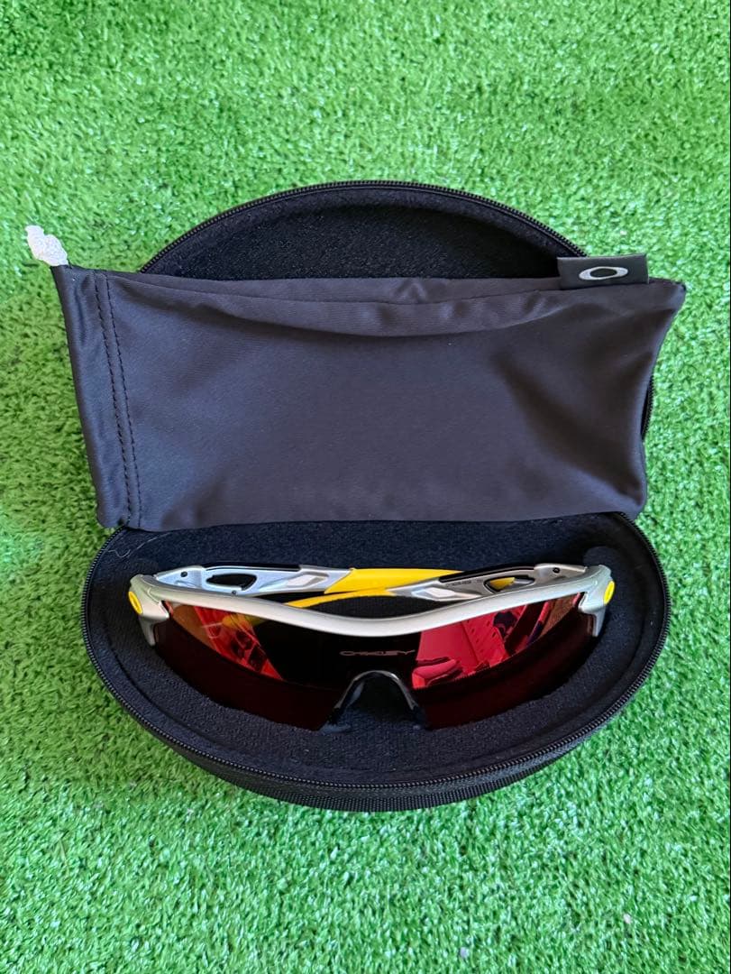 【美品】OAKLEY レーダーロックパス 阪神タイガースモデル 限定品