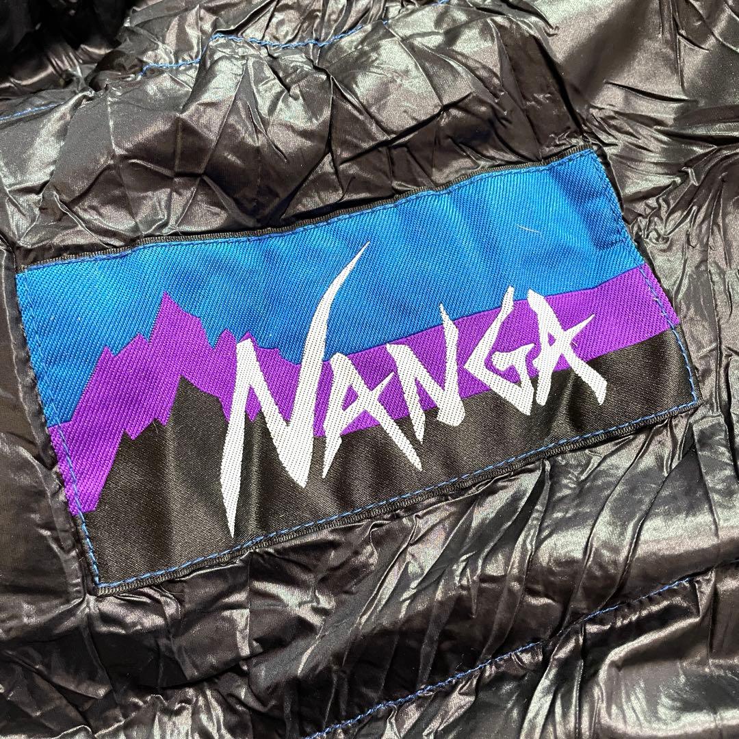 NANGA ナンガ 360 ダウン シュラフ 寝袋 スリーピングバッグ 黒青
