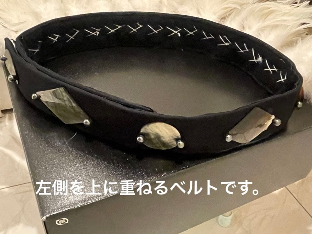 AREMITI ヒップベルト 茶×白　Mサイズ　※シェル破損ありグルーで修理済
