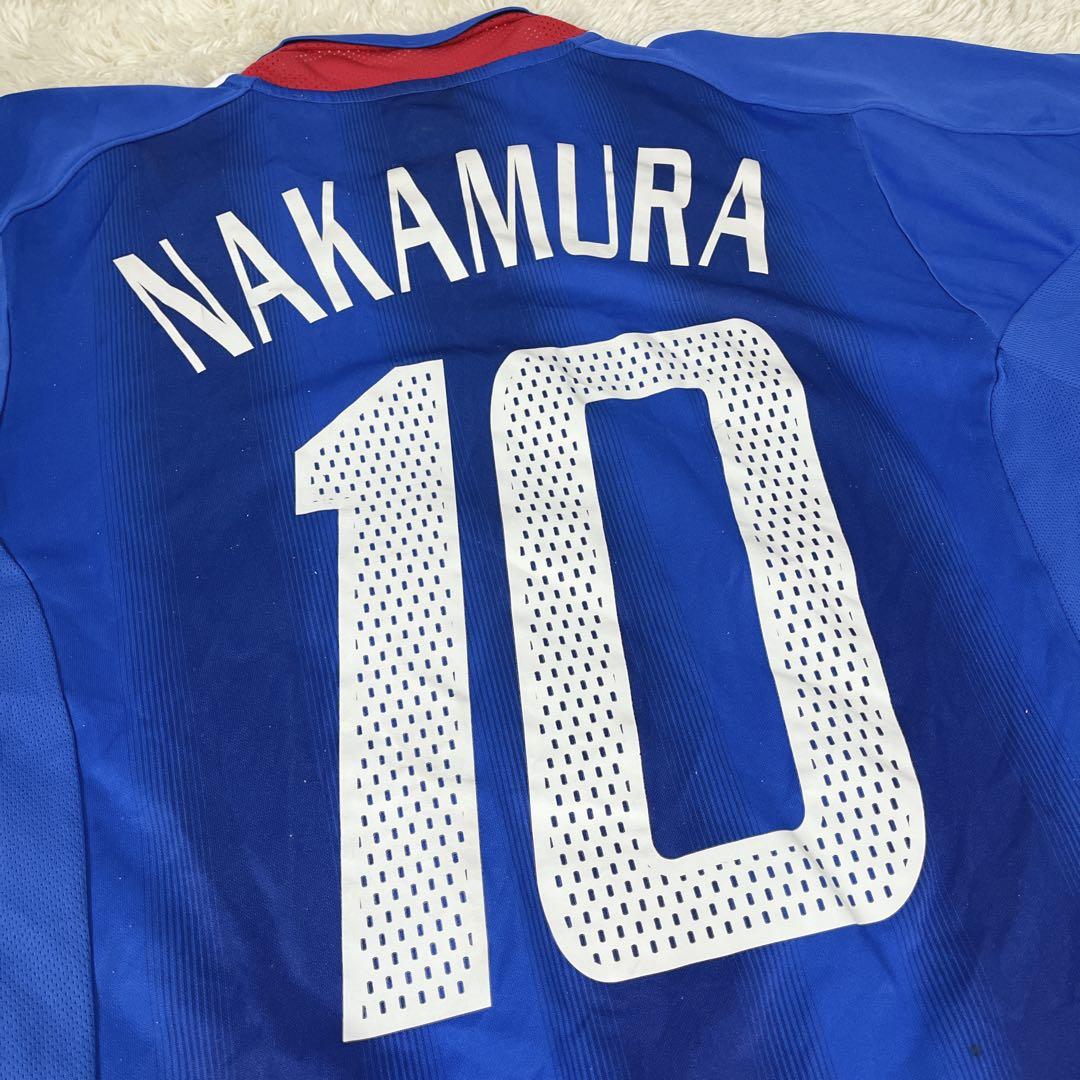 中村俊輔 2004 日本代表 ユニフォーム 背番号10 サムライ　ブルー