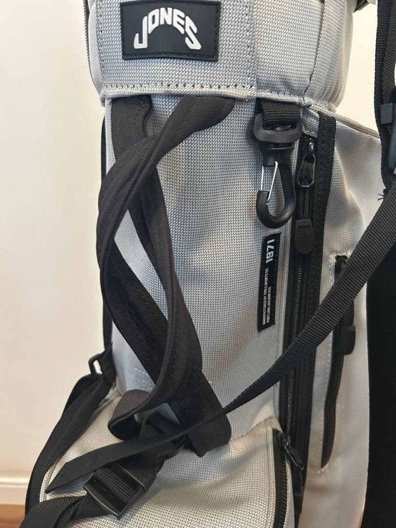 美中古　JONES ジョーンズ トゥルーパー 3.0 キャディバッグ グレー