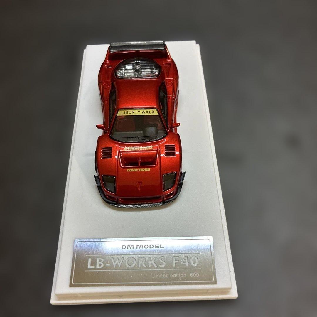 908※ LBWK フェラーリ F40 1/64スケール ダイキャスト ミニカー
