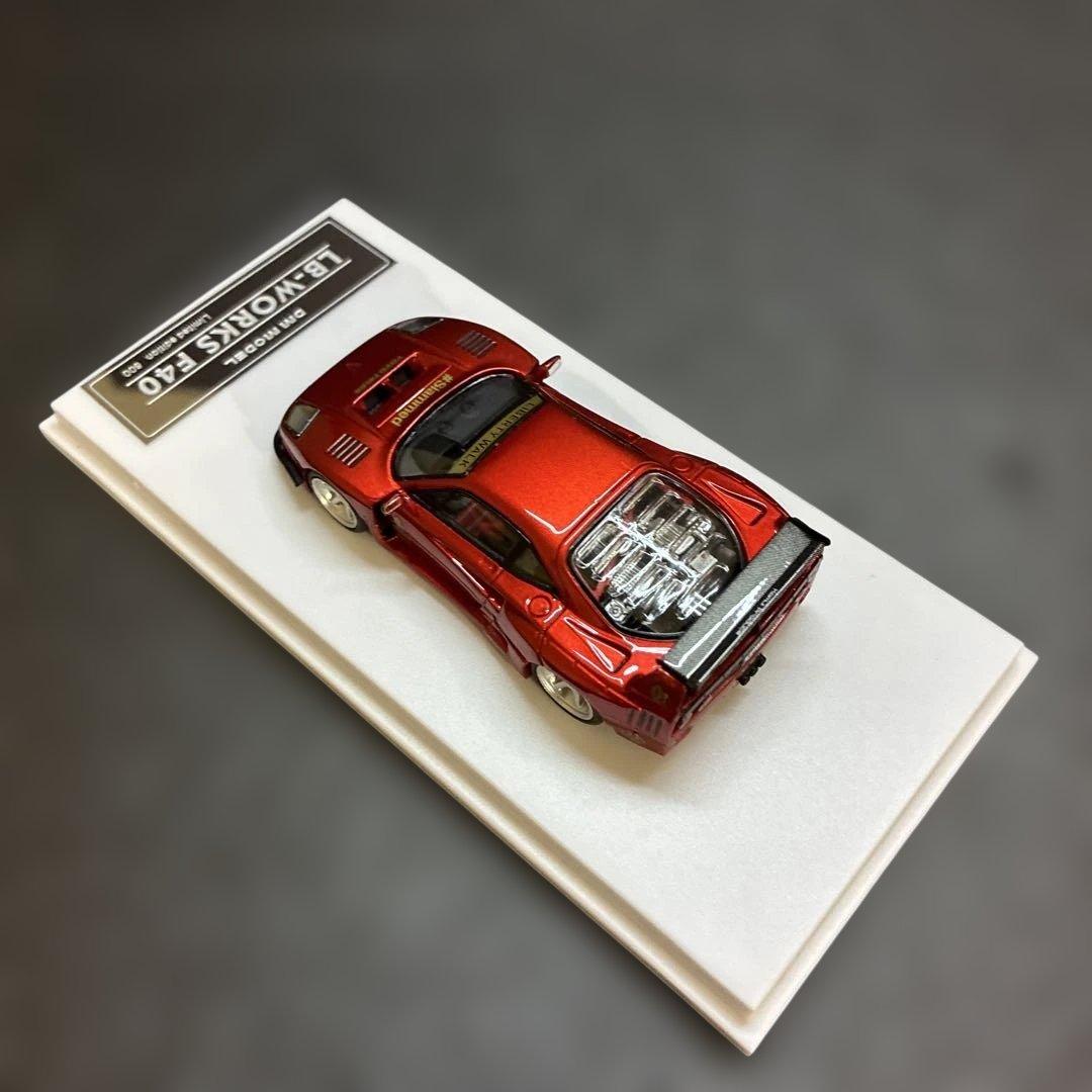 908※ LBWK フェラーリ F40 1/64スケール ダイキャスト ミニカー