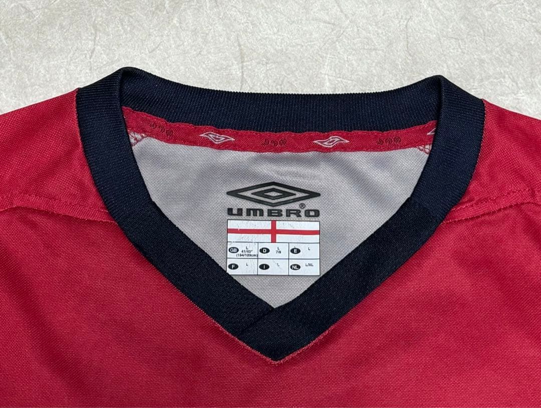 アンブロ　イングランド代表　トレーニングシャツユニフォーム　ゲームシャツ