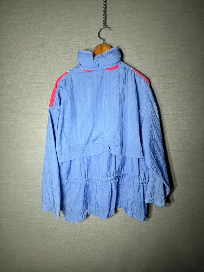 【希少デザイン】 Reebokリーボック ナイロンジャケット 80s　補修アリ