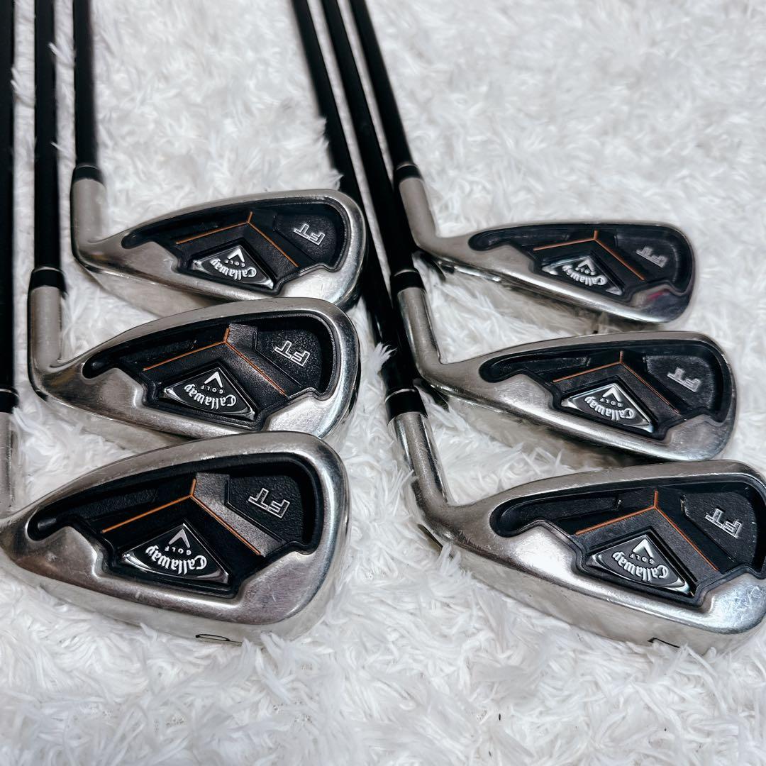 キャロウェイ　callaway　アイアン　6本　FT　ゴルフ　初心者　カーボン