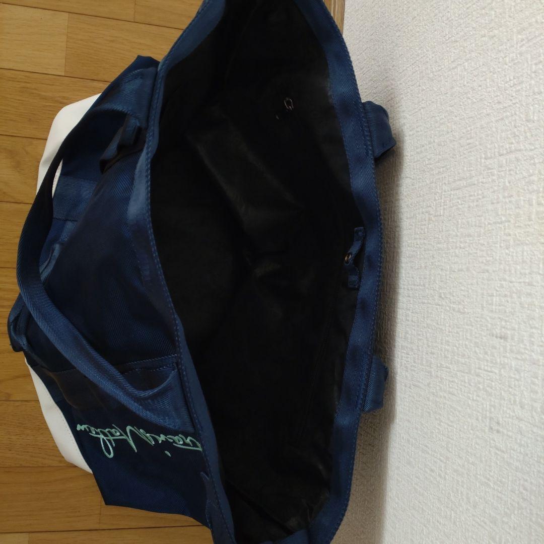 【TravisMathew】トートバッグ ネイビー×ホワイト