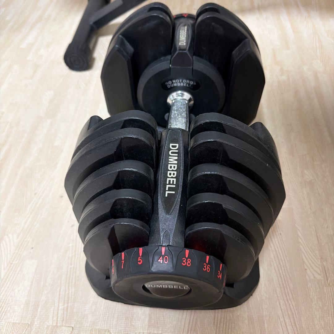 Bowflex 調整可能ダンベル & Cutie Fox ベンチセット引取り希望