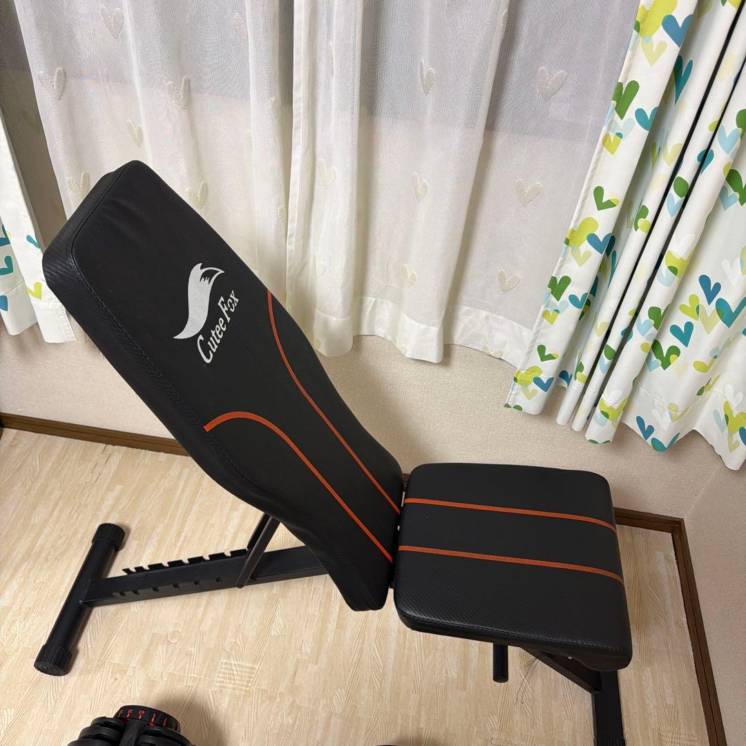 Bowflex 調整可能ダンベル & Cutie Fox ベンチセット引取り希望