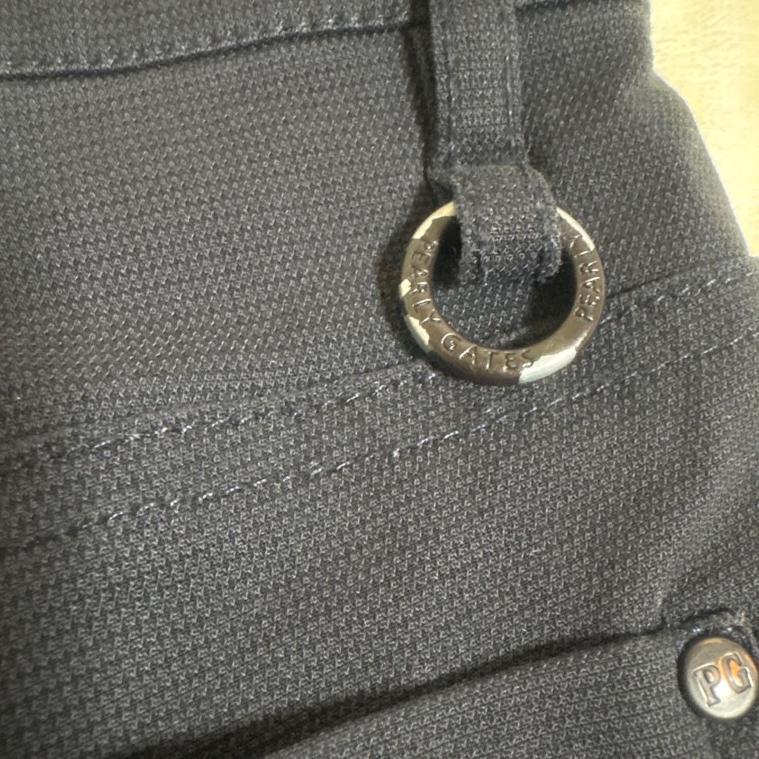 PEARY GATES パンツ ズボン 黒よりのネイビー パーリーゲイツ