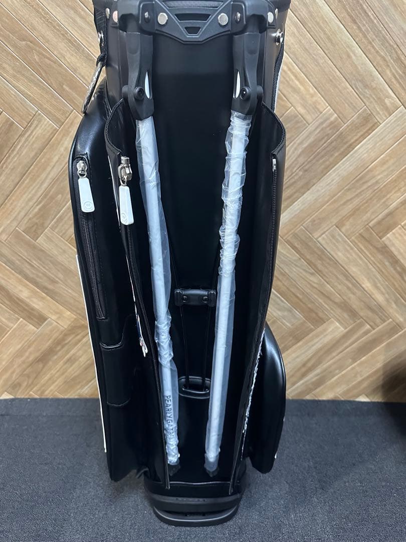 新品未使用☆即発送☆韓国パーリーゲイツスタンド式キャディーバック　ブラック