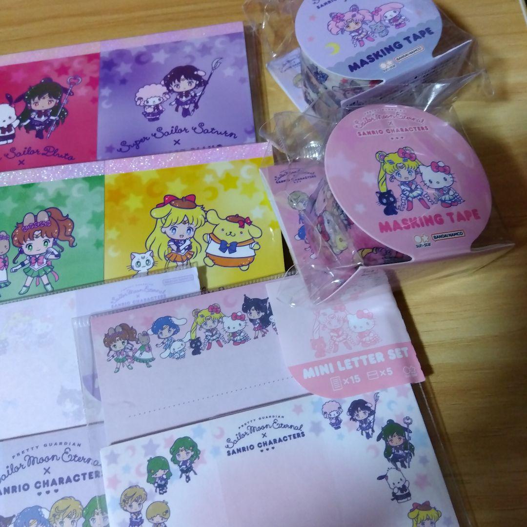 セーラームーン×サンリオキャラクター 文房具セット