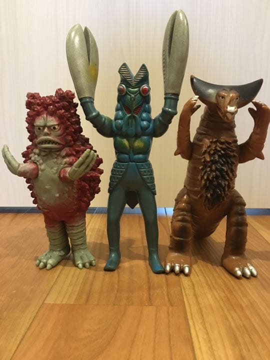 初代ウルトラマン ソフビ フィギュア ３体