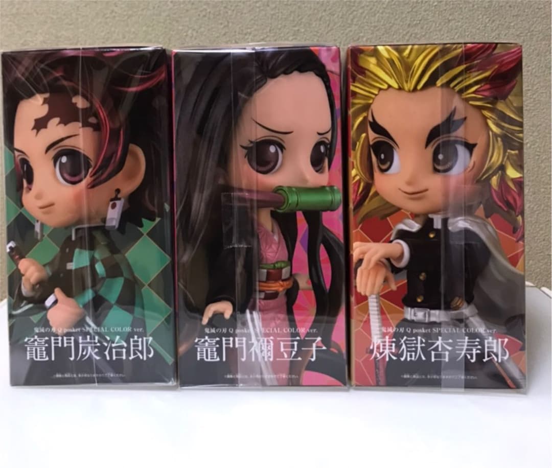 鬼滅の刃 Qposket フィギュア 炭治郎 煉獄 禰豆子メタリック セガ限定